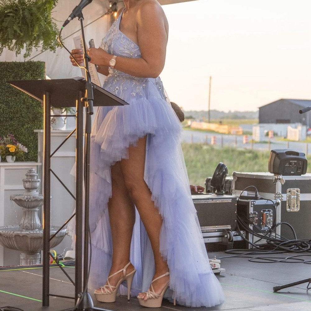 Mac Duggal Lavender Gown